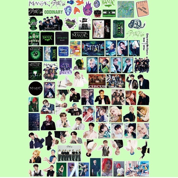 Kpop Stray Kids Stickers 12 Vinyl Stickers - Mystery Bundle - Picture 5 of 5